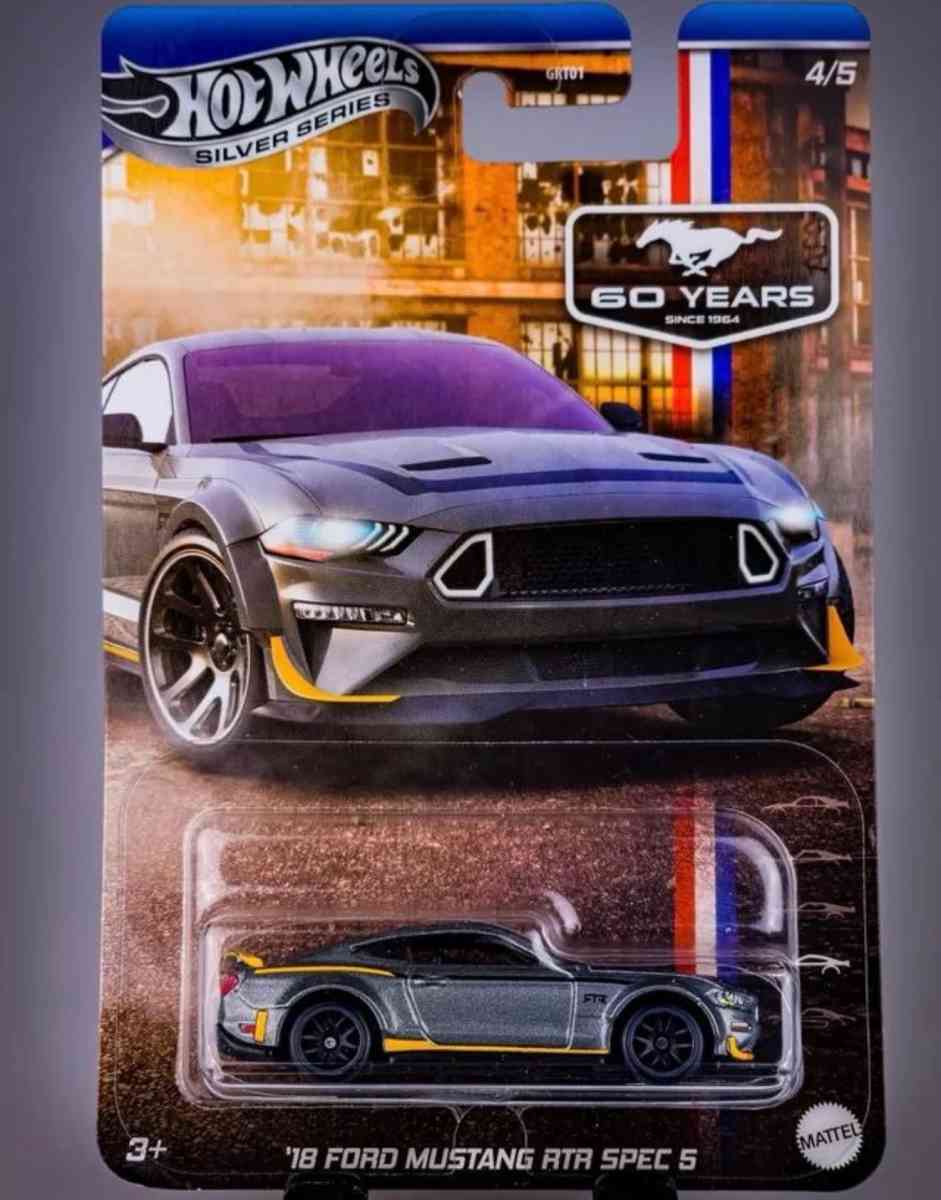 Mustang 60 Years Silver Series Hot Wheels