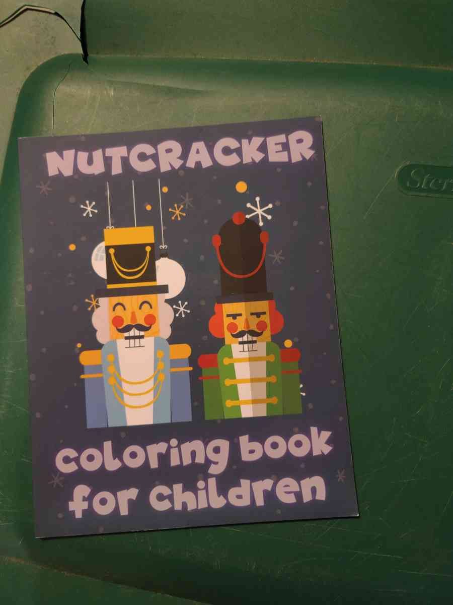Nutcracker kids coloring book