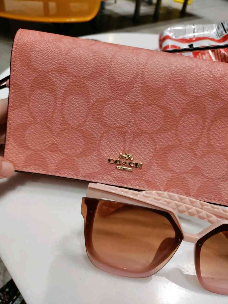 Coach Crossbody In Light Pink