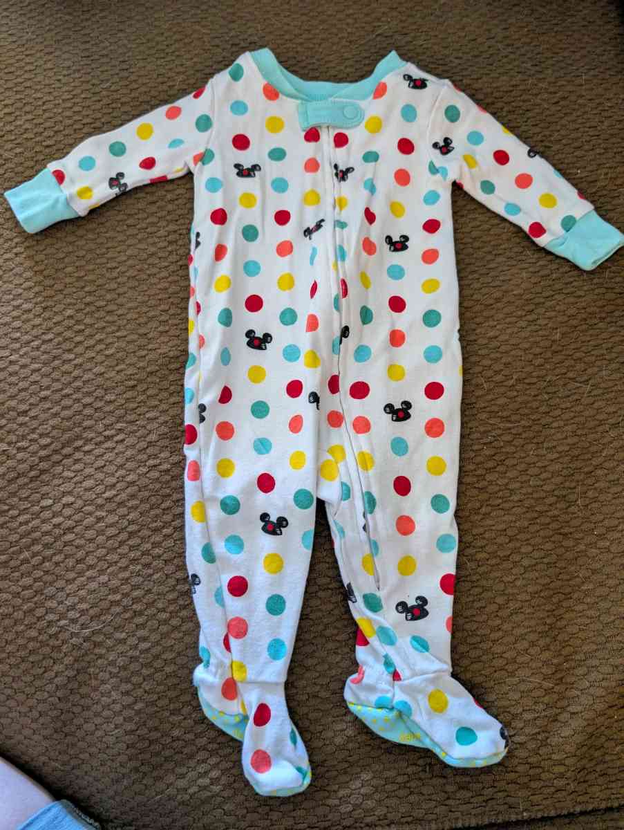Disney baby sleepsuit with feet