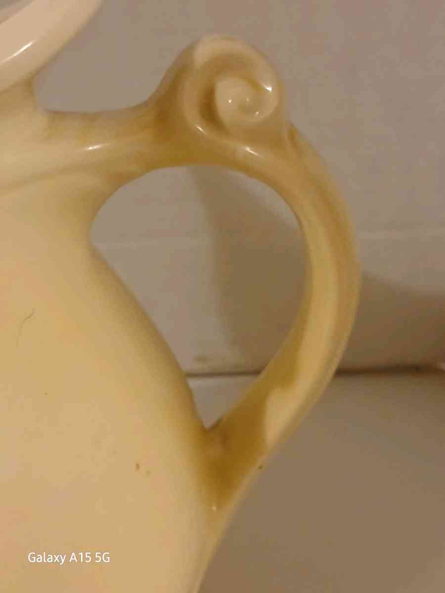 Vintage McCoy picture and bowl