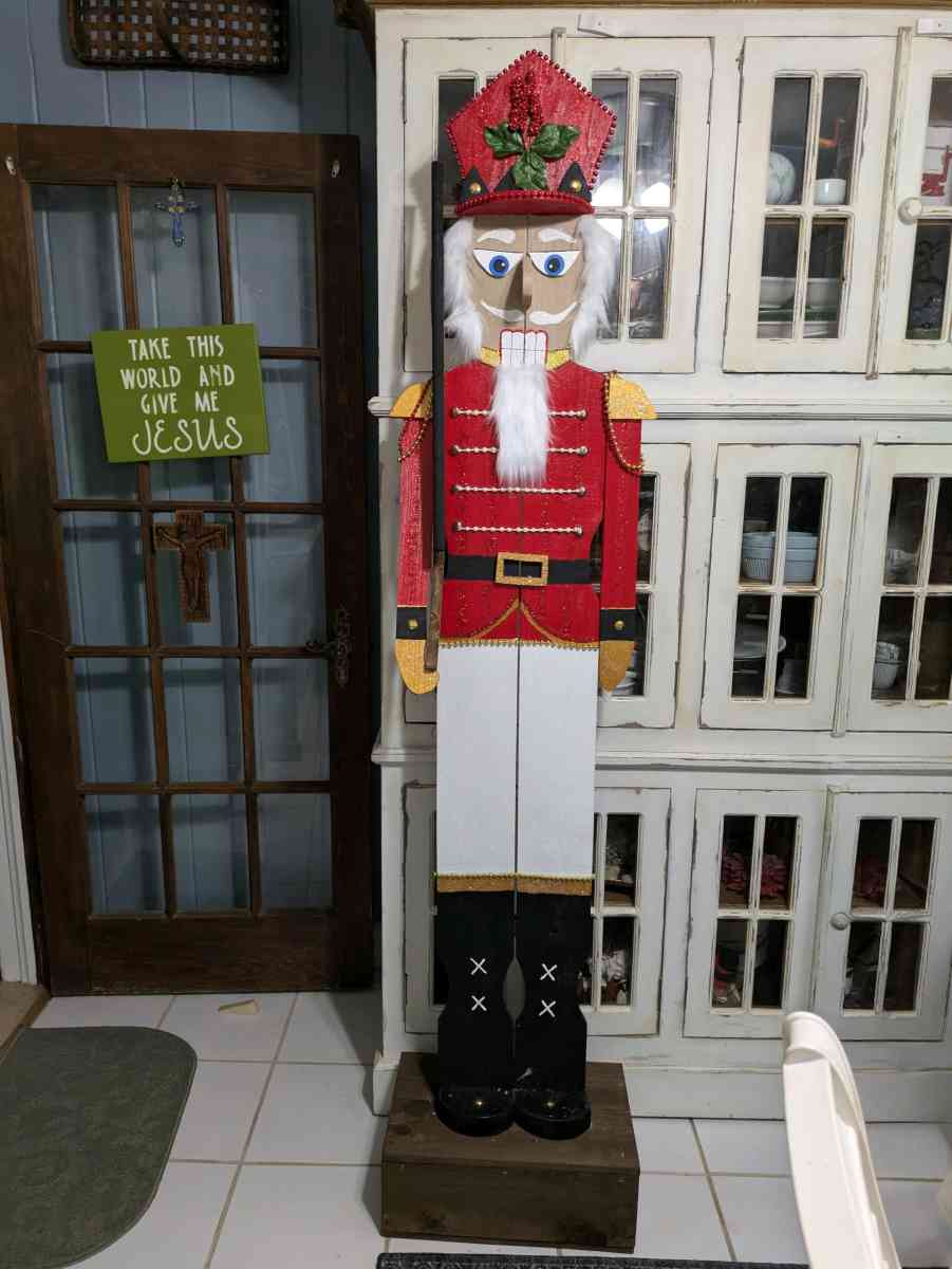 handmade Christmas nutcrackers