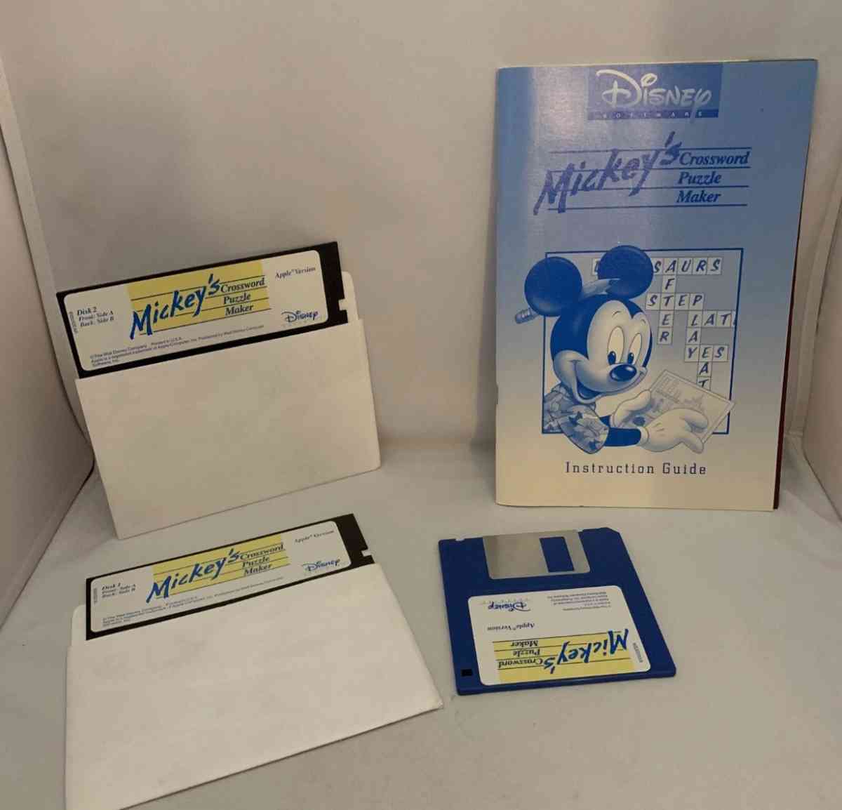 Disney Software Mickeys Crossword Puzzle Maker  User Guide U