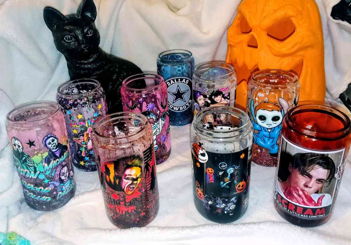 16oz Snowglobe tumblers