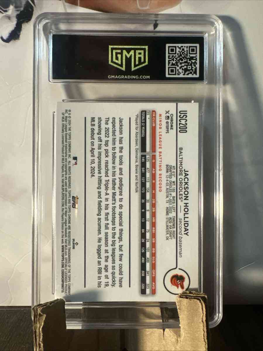 2024 Topps Chrome Update Series  Jackson Holliday USC200 RC