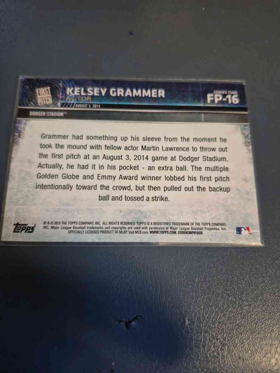 2015 Topps baseball card