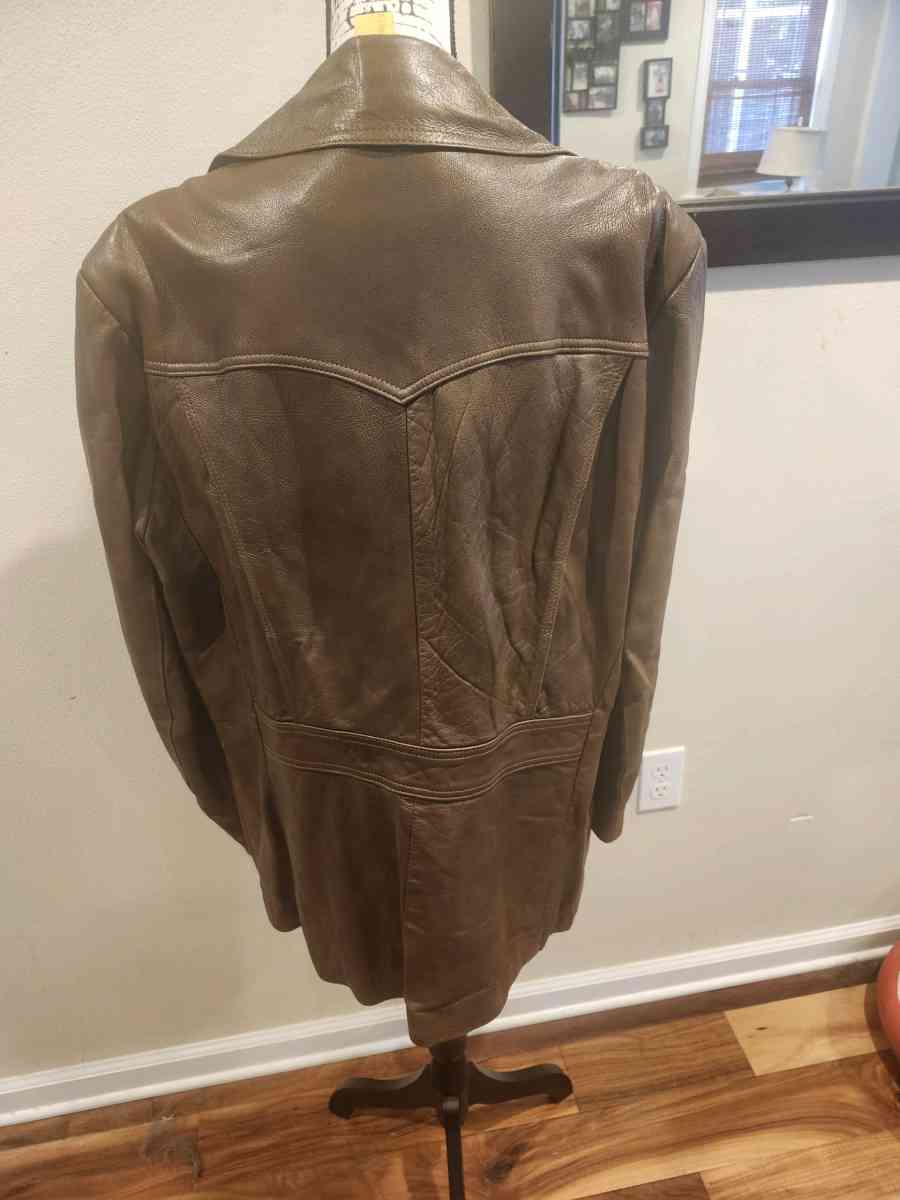 vintage leather jacket