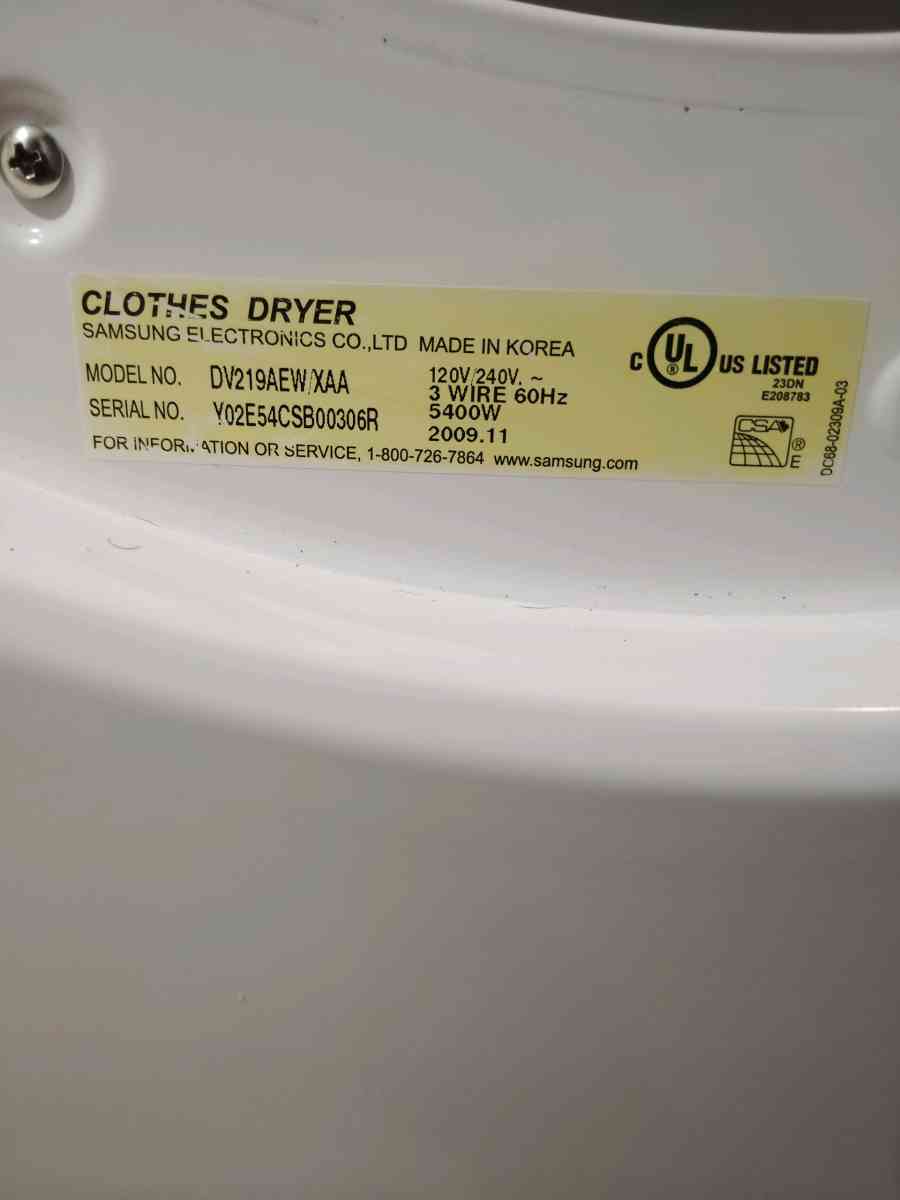 Samsung Dryer NEED IT GONE TODAY