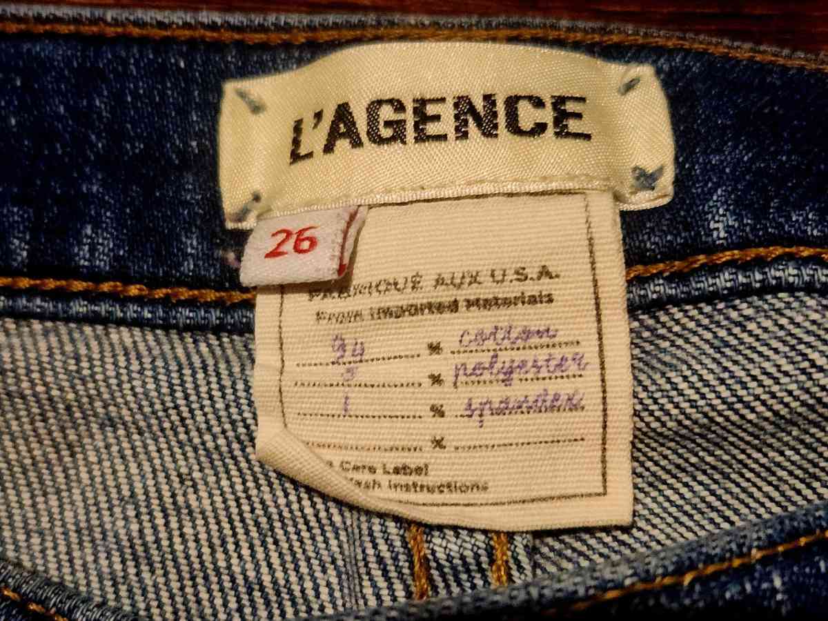 lagence womens blue jeans
