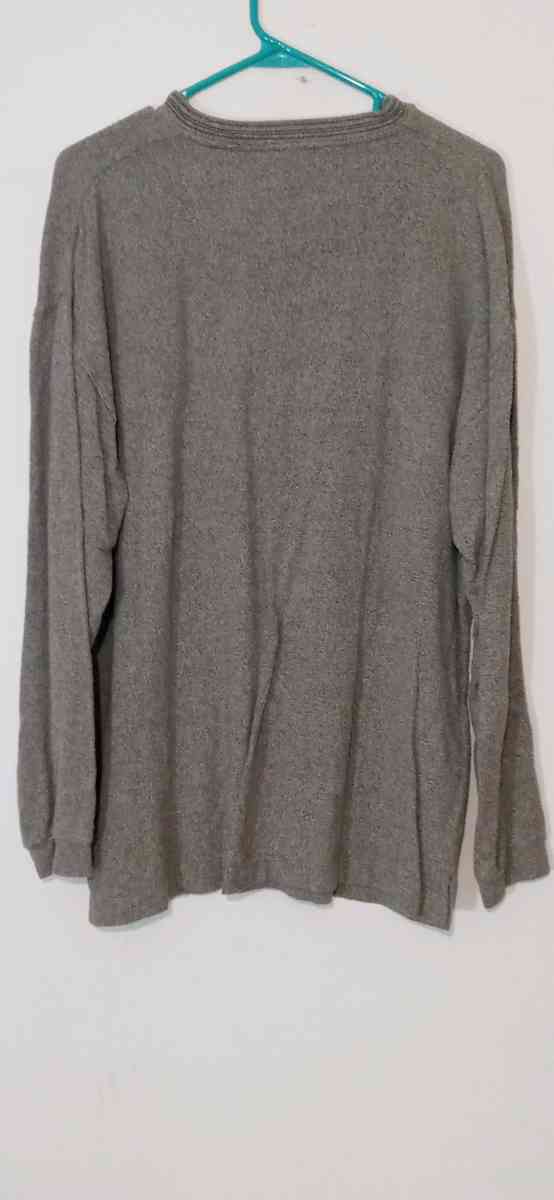 Mens Long Sleeve Dress Shirt Large