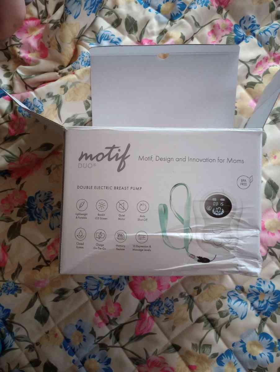 Motif duo breast pump
