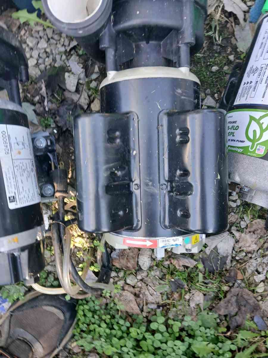 Hot Tub pumps and motors and heater