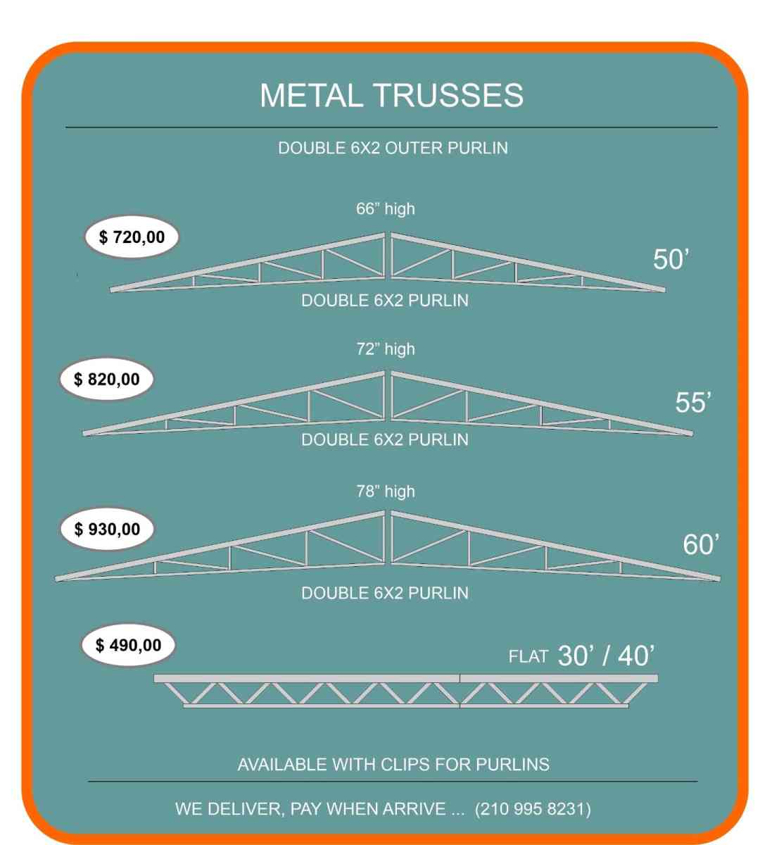 trusses rafters cabrillas