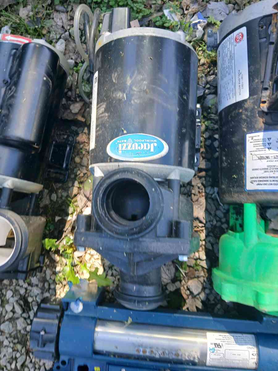 Hot Tub pumps and motors and heater