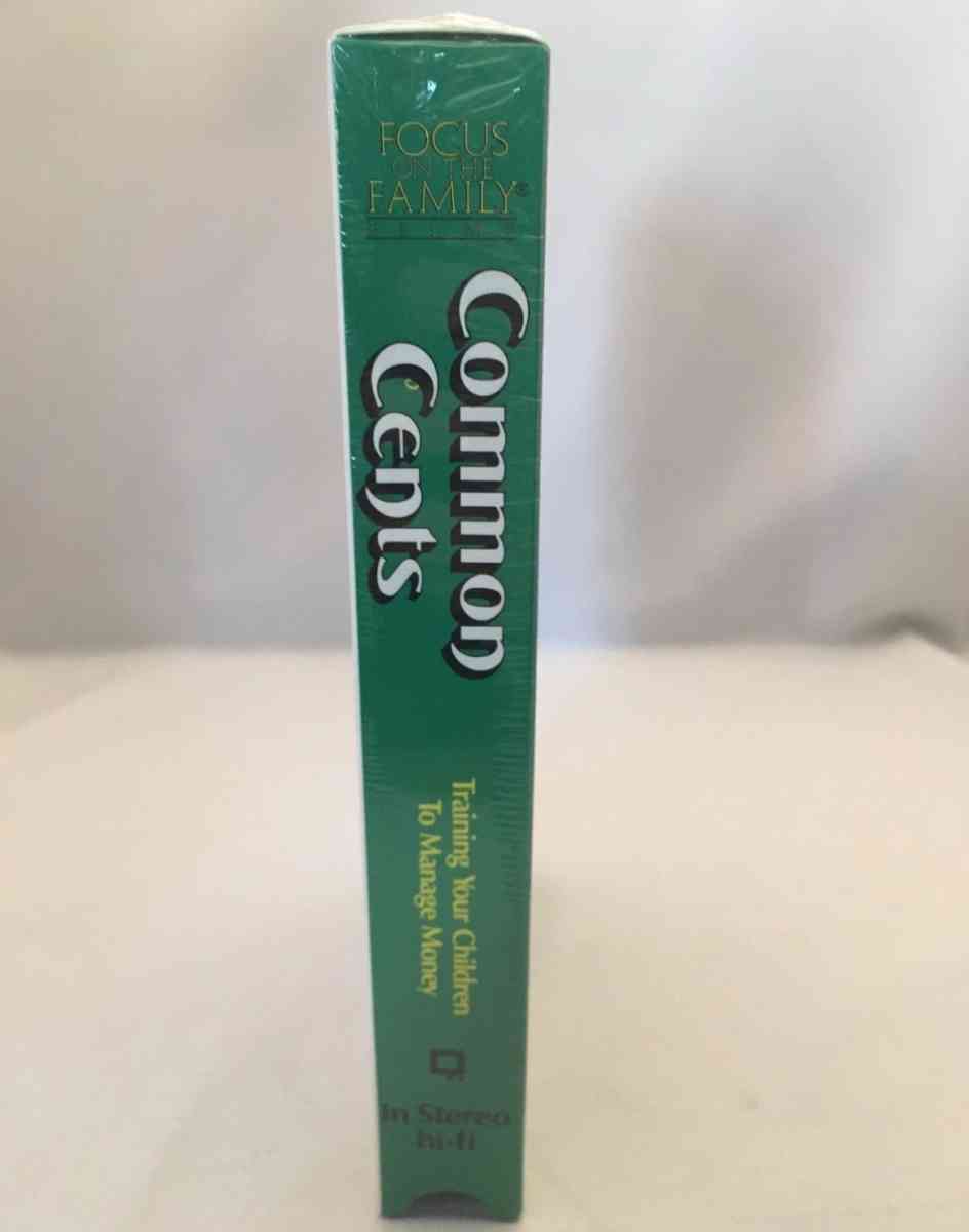 Focus on the Family Presents Common Cents VHS SEALED See des