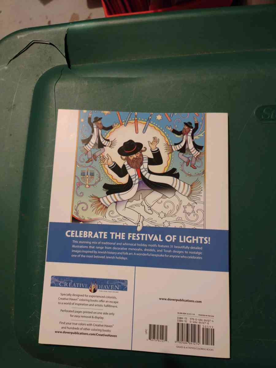 Happy  Hanukkah coloring book