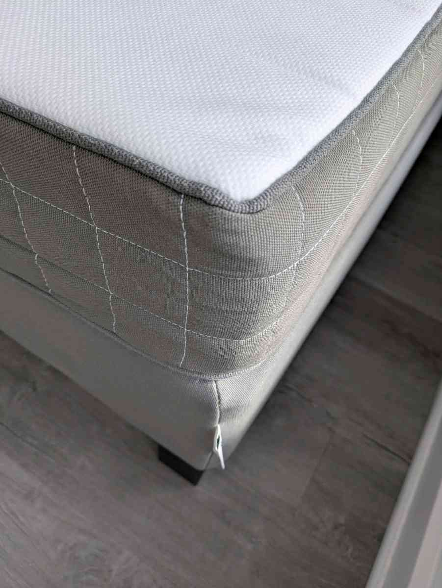 IKEA queen size ESPEVAR mattress base and MORGEDAL mattress