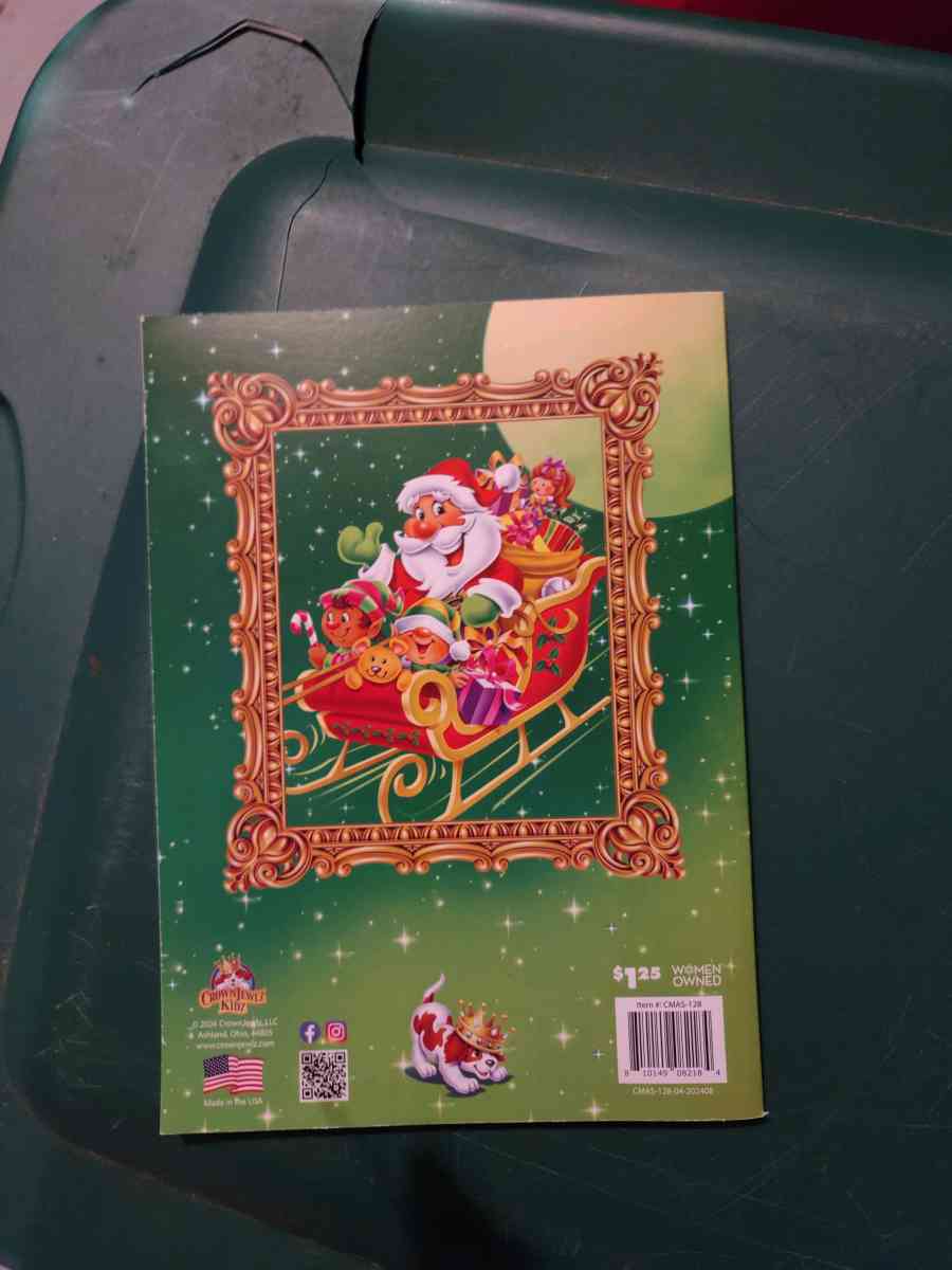 Holly Jolly activity and coloring book