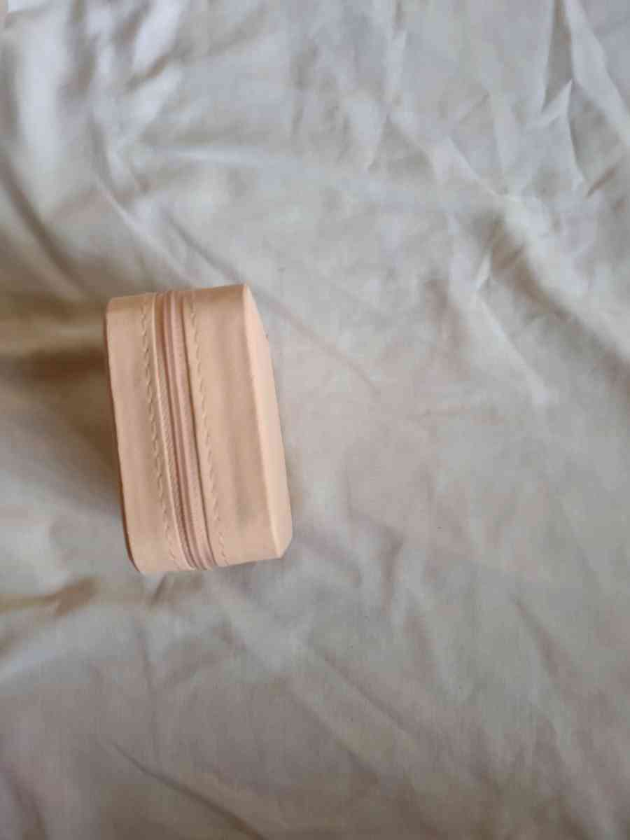 Pink traveling jewelry box