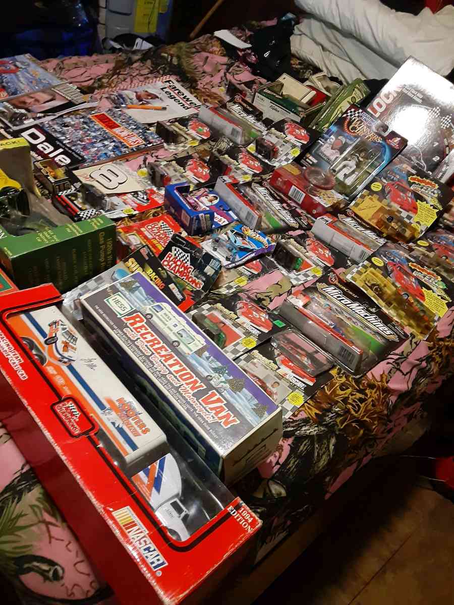 racing collection  cards cars pictures figures lots of stuff