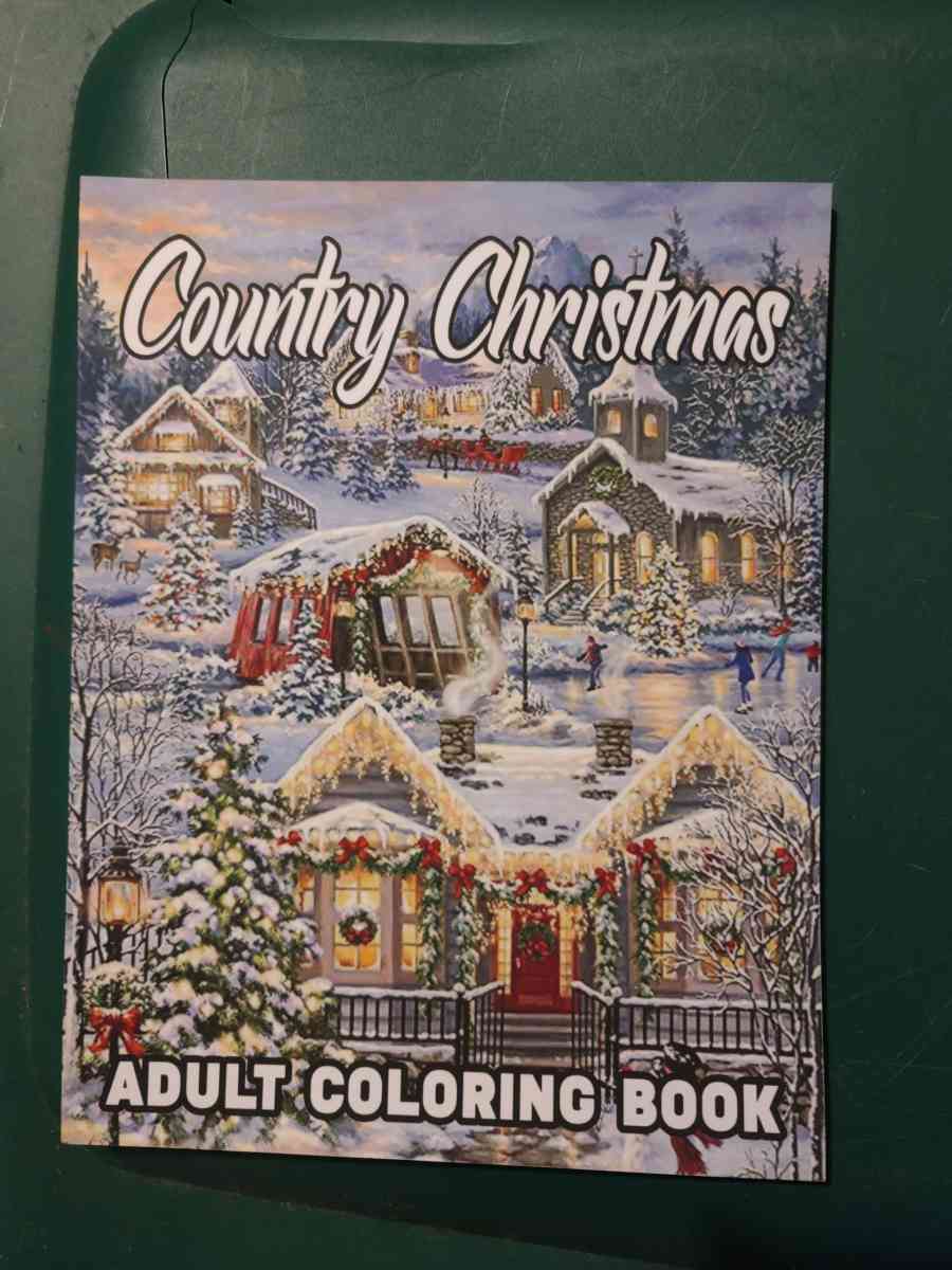 Country Christmas coloring book