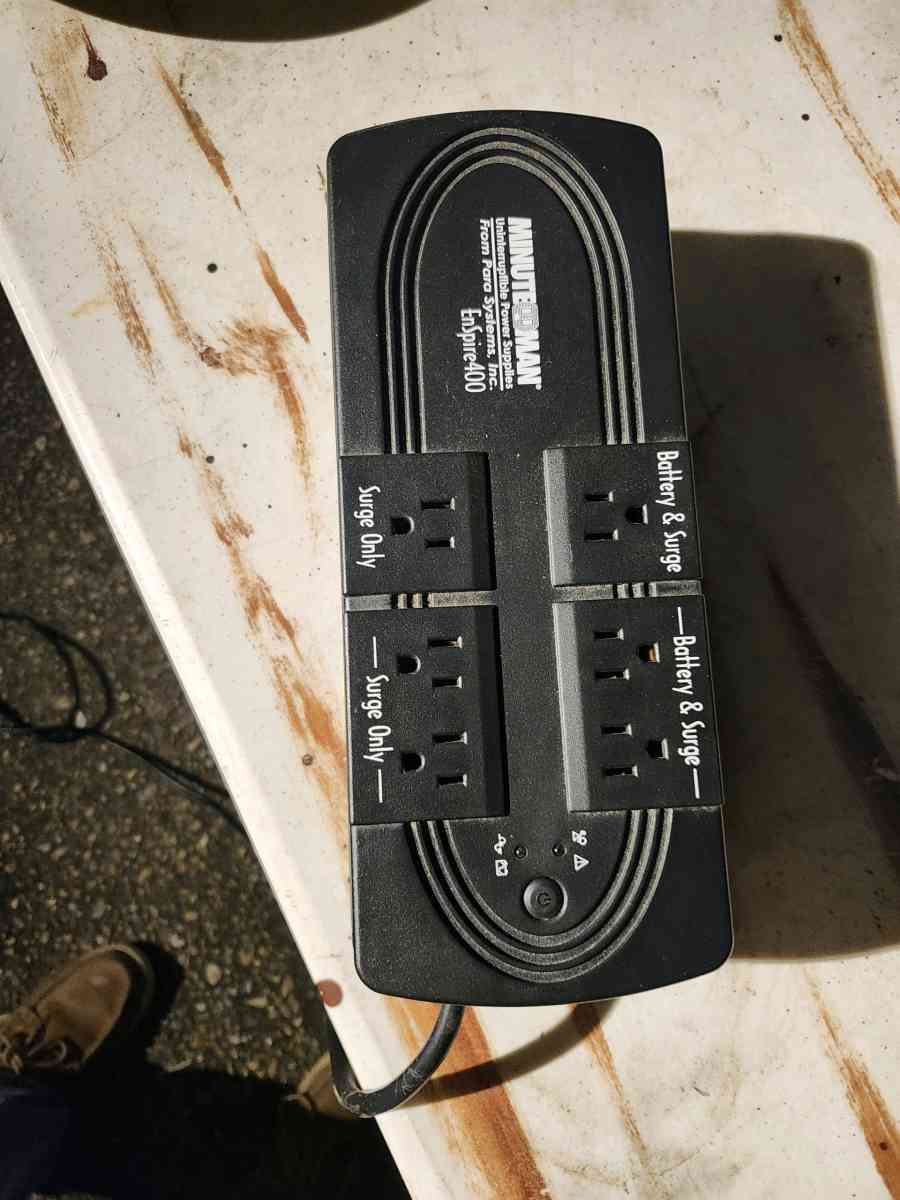 battery back up surge protector