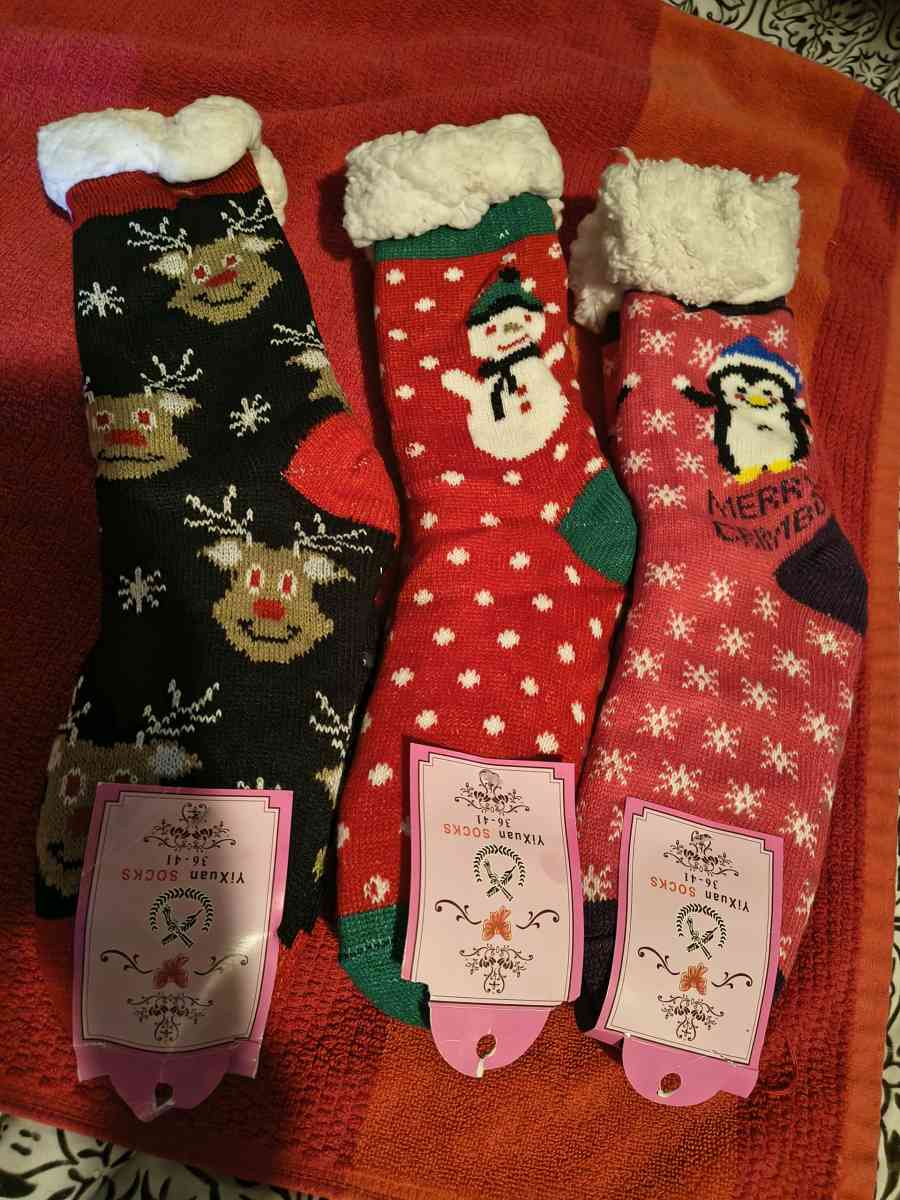 christmas socks 400 each pair