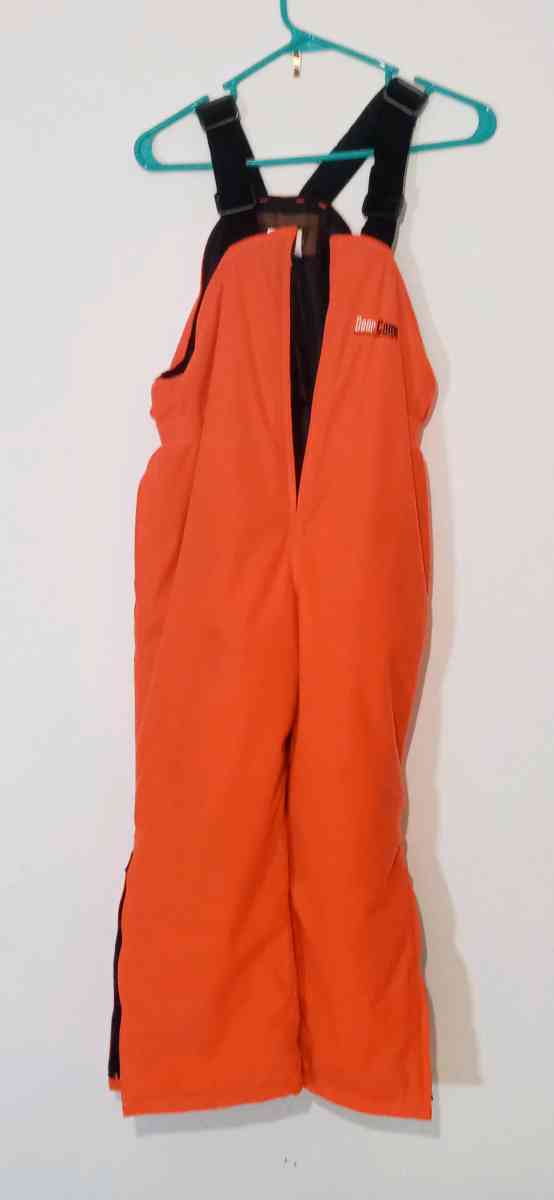 Youth Blaze Orange Insulated Bibs and Coat Medium