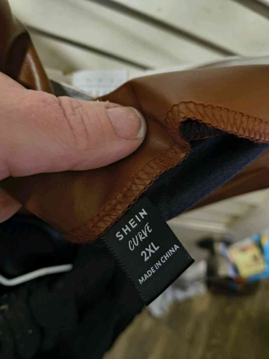 brown 2XL skirt and top