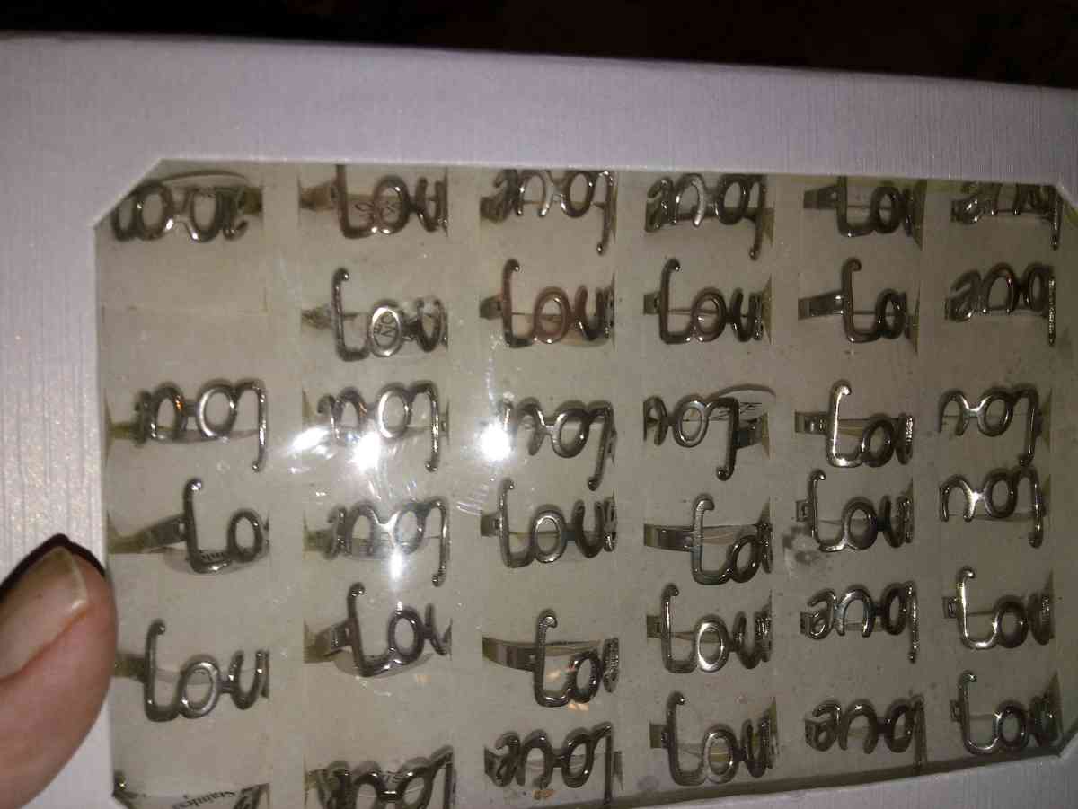 womens Stainless steel rings