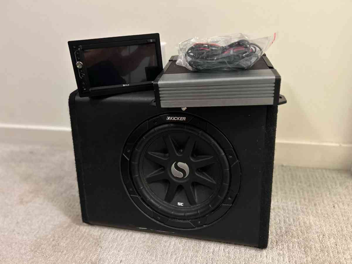 plz radio n 10inkickier amp