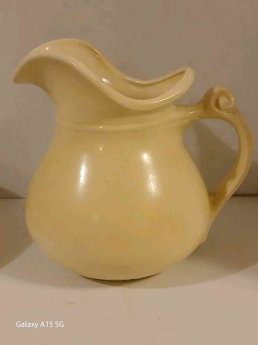 Vintage McCoy picture and bowl