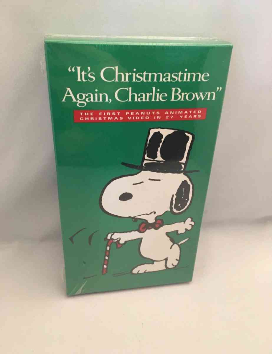 Its Christmastime Again Charlie Brown VHS 1985 SEALED see de