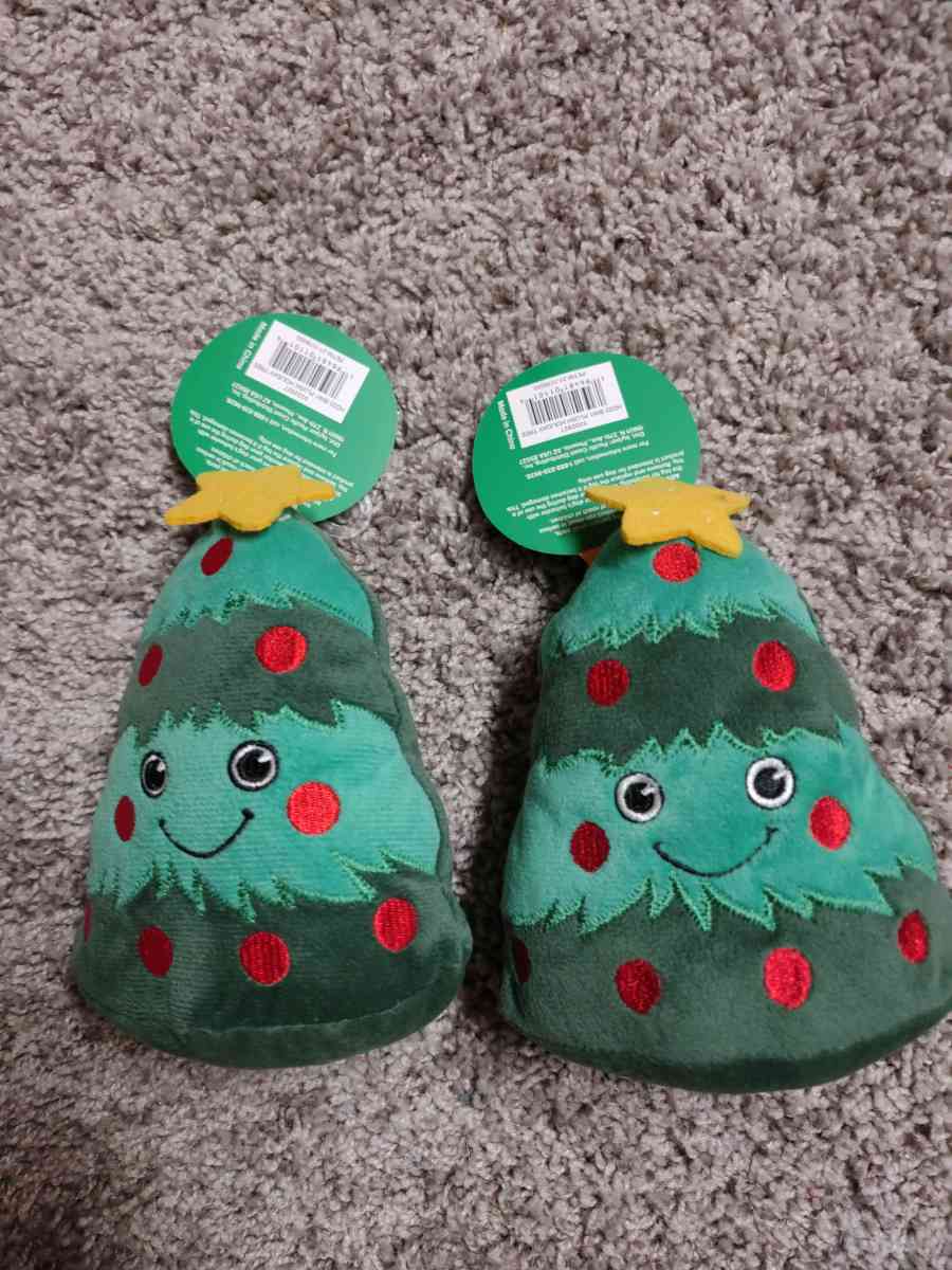 Christmas dog toys with squeakers