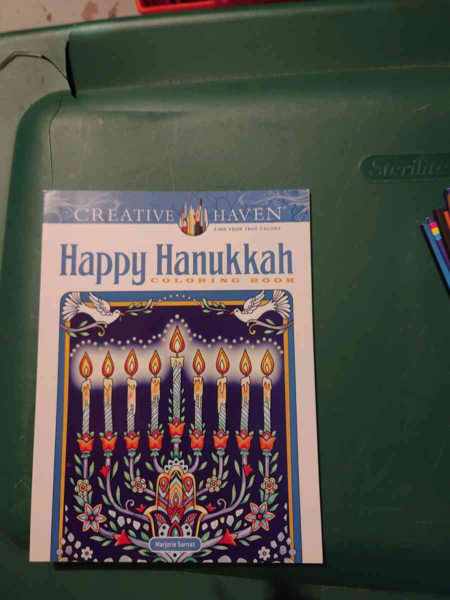 Happy  Hanukkah coloring book