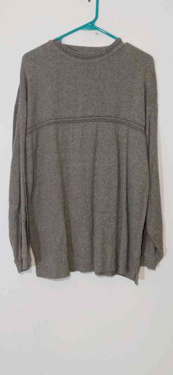 Mens Long Sleeve Dress Shirt Large