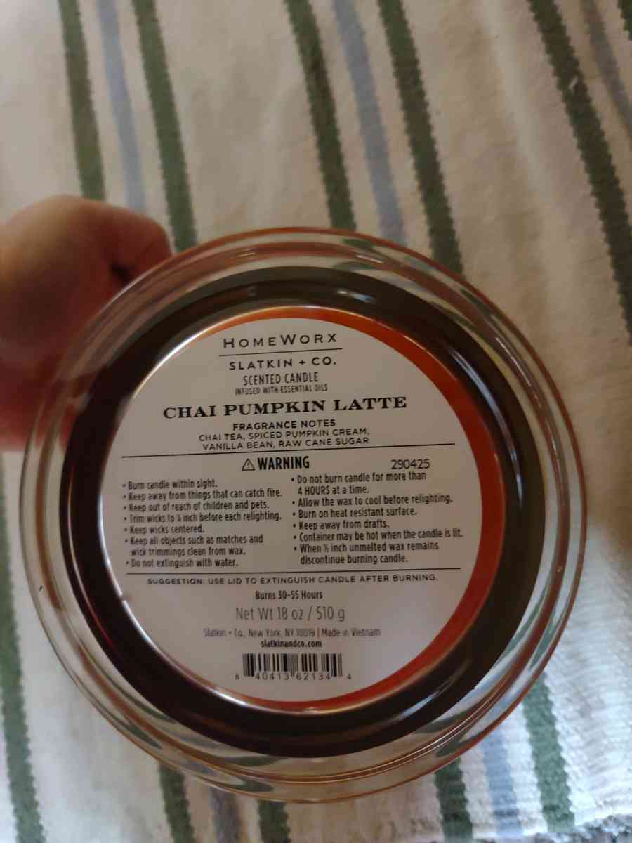 Chai Pumpkin Latte Scented candle