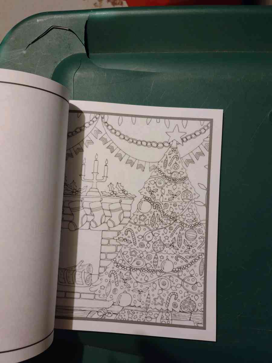 Country Christmas coloring book