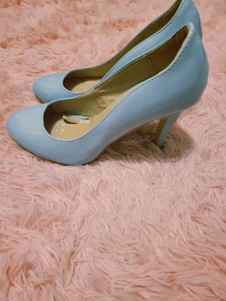 Francescas baby blue heels