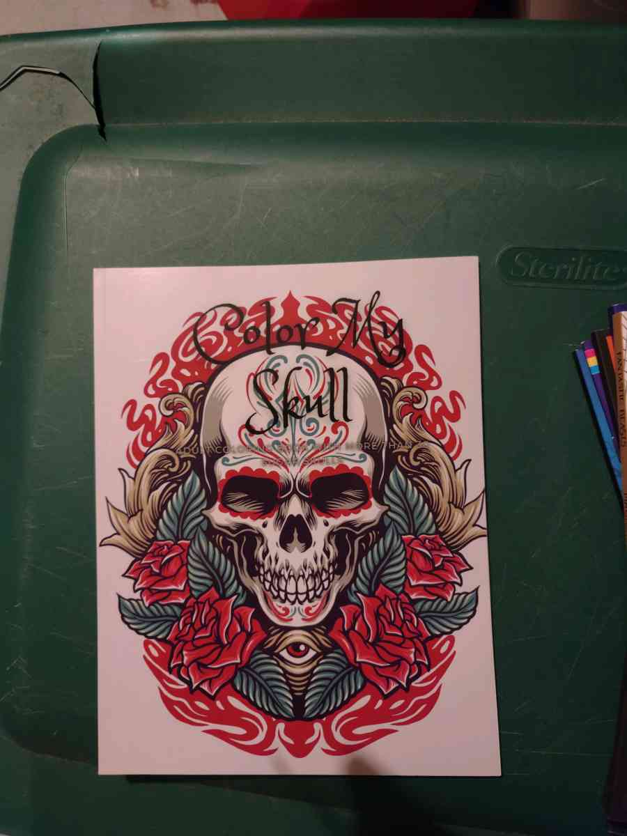 Skull Coloring book