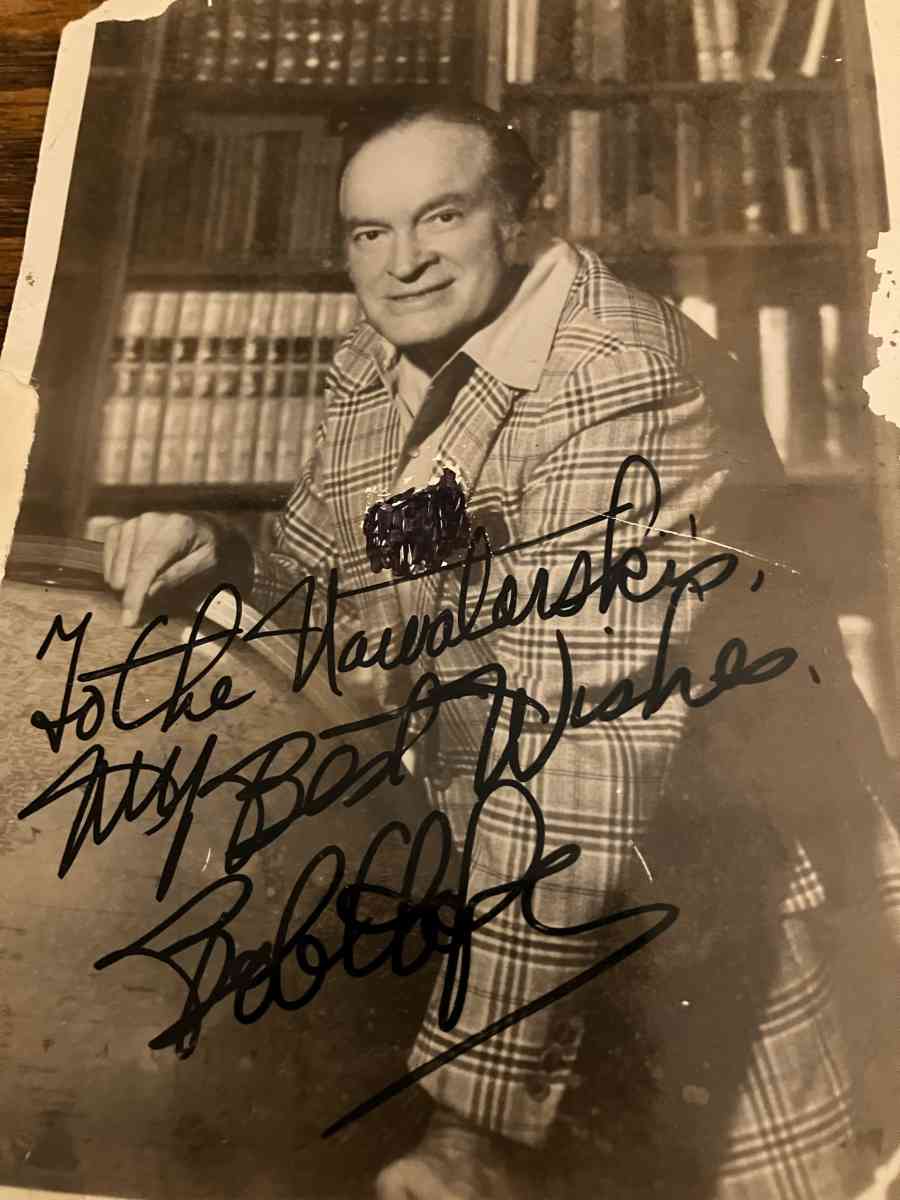 autograph of Bob Hope