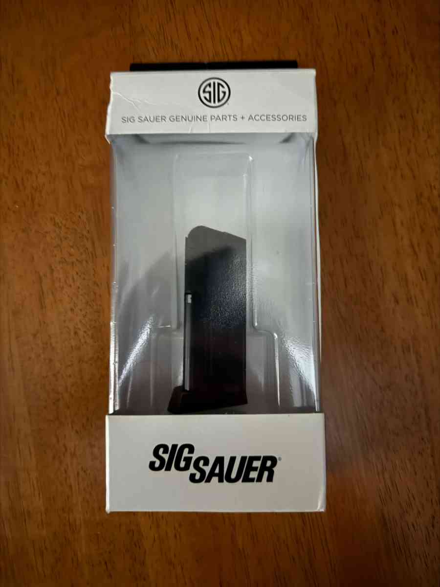 sig P365 magazine subcompact 10 round with finger attachment