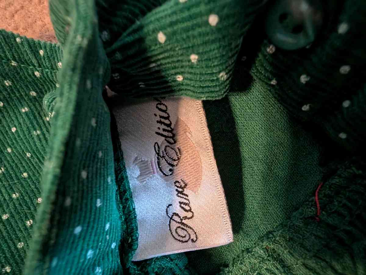 Girl Christmas dress with ginger bread girls