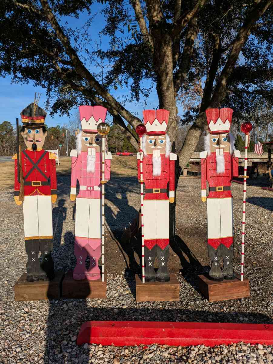 handmade Christmas nutcrackers