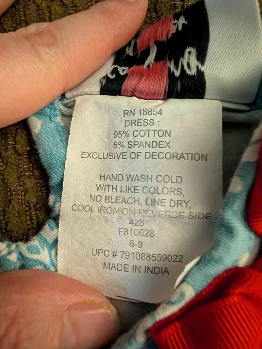 Winter Christmas baby dress