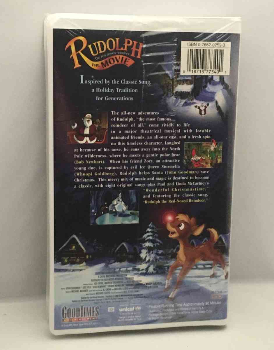 Rudolph the RedNosed Reindeer The Movie VHS 1998 SEALED see