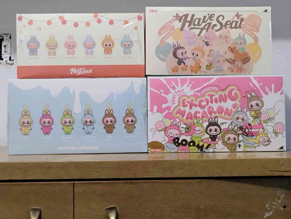 Labubus gen 1 and gen 2