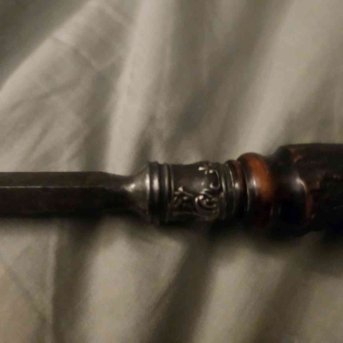 long antler handled sharpener