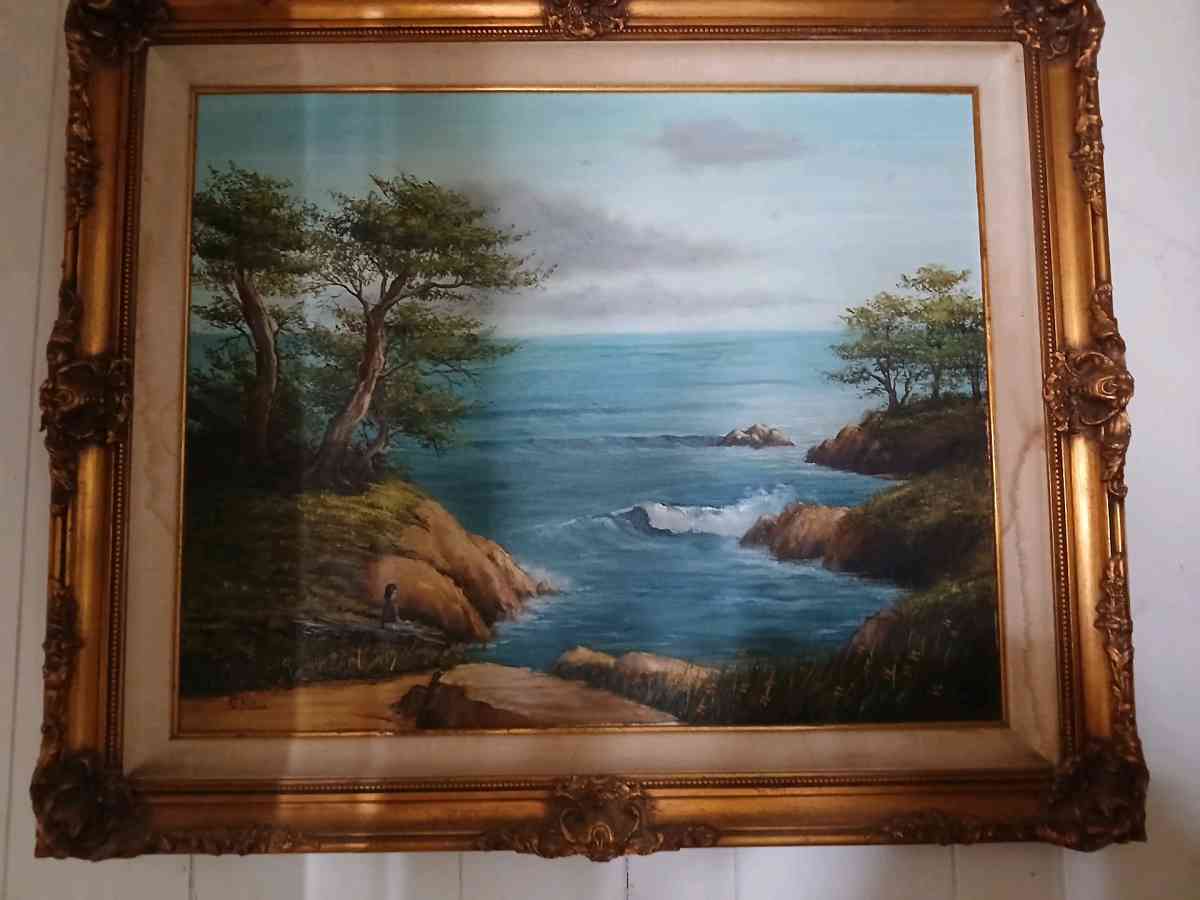 oil painting Old and beautiful