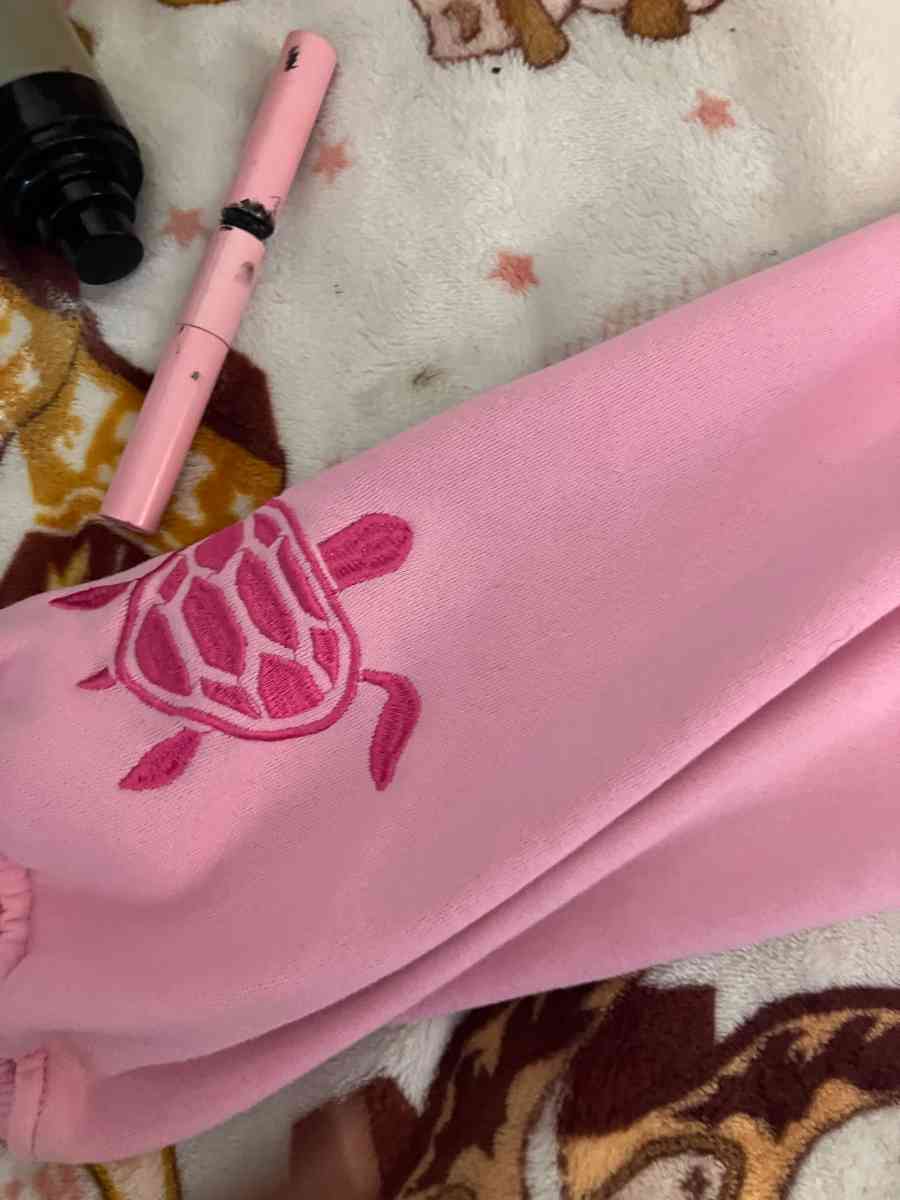 pink turtle hoodie